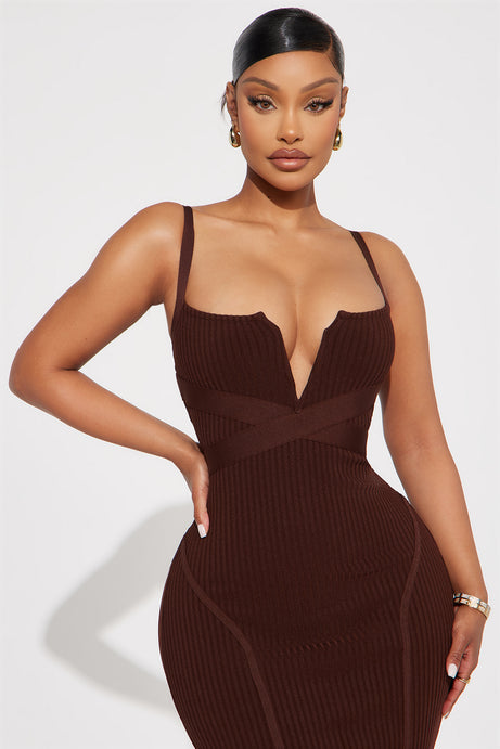 Misty Bandage Midi Dress
