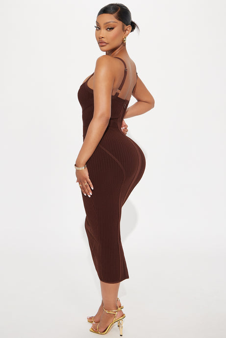 Misty Bandage Midi Dress