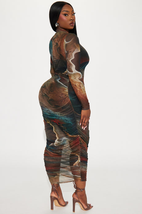 Bailey Mesh Midi Dress